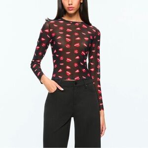 A+O x Tom Wesselmann Delaina mesh top